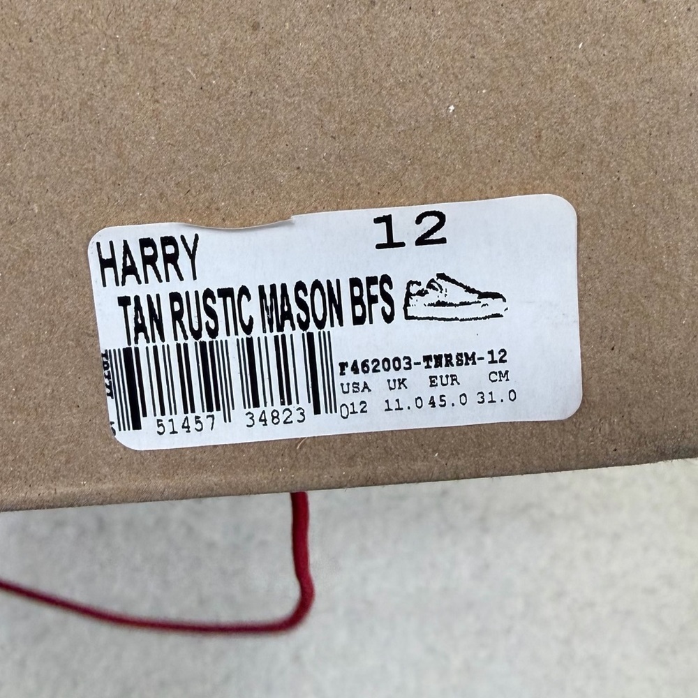 BED|STU Men’s Harry Tan Rustic Leather Slip On Sneaker Size 12 - Picture 8 of 8